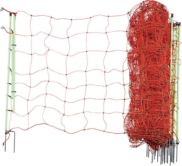 Elektrozaunnetz "plus/minus" 120 cm hoch mit Doppelspitze, 50 m