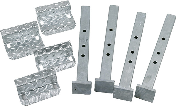 Abstellfüße & Montageplatten f. Wiegebalken